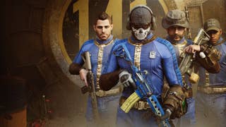 Call of Duty characters in vault suits as part of the series' Fallout crossover.