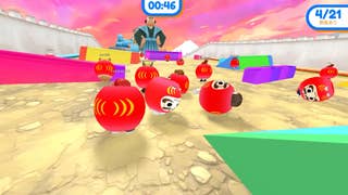 The Takeshi's Castle game in Roblox.