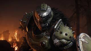 The Doom Slayer can be seen in key artwork for DOOM: The Dark Ages